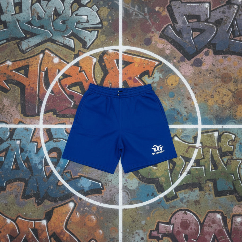 GRIND “The Movement” Royal Blue Fleece Shorts
