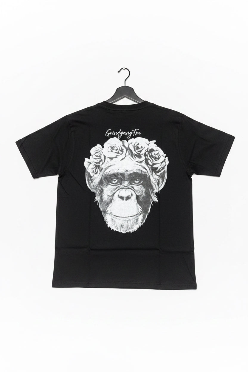 GrindgangTm Signature Graphic Tee – Black/White
