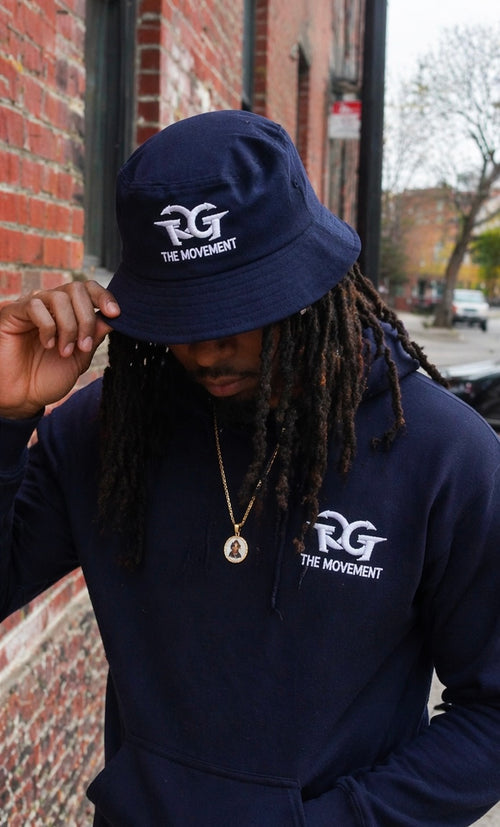 Blue “GG The Movement” Bucket Hat