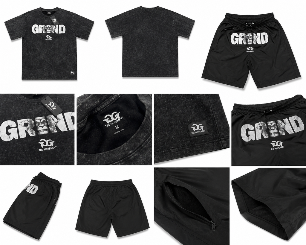 GrindGangTm™ “GRIND” Acid Wash Set