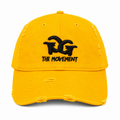 GrindgangTm “Golden Hour” Distressed Dad Hat