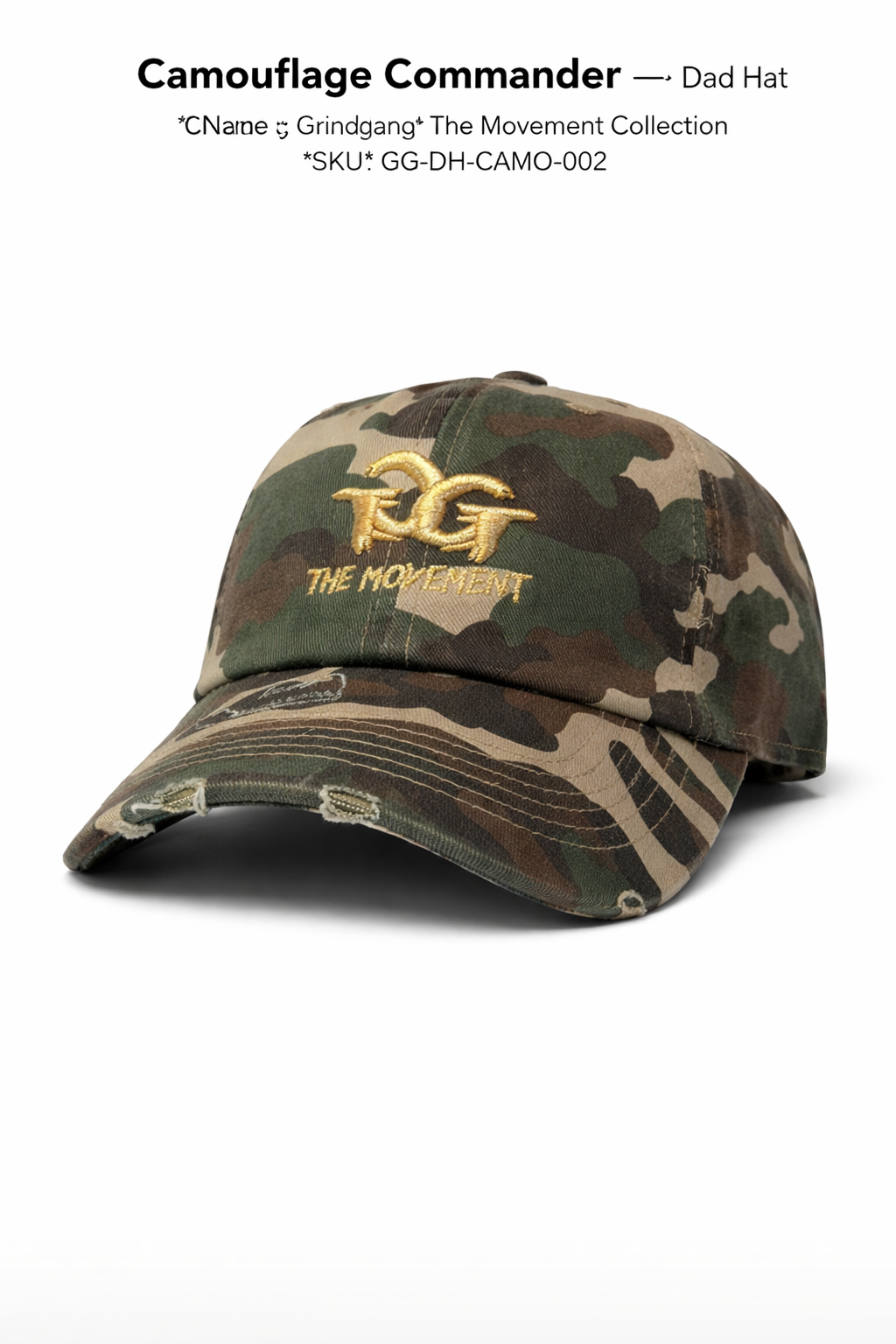 Camouflage Commander – Dad Hat