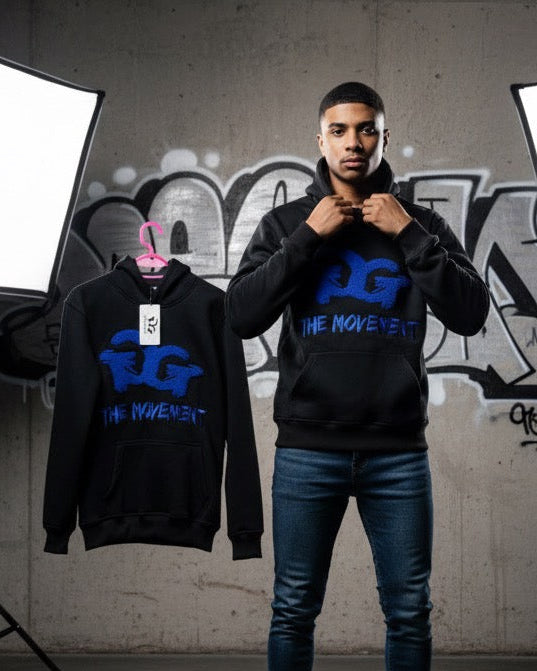 GrindgangTm Classic Blue on Black