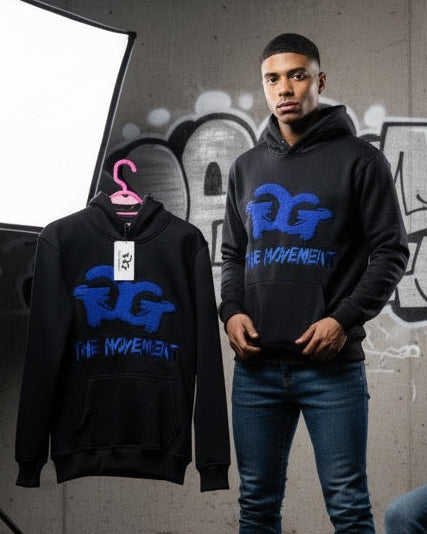 GrindgangTm Classic Blue on Black