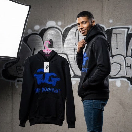 GrindgangTm Classic Blue on Black